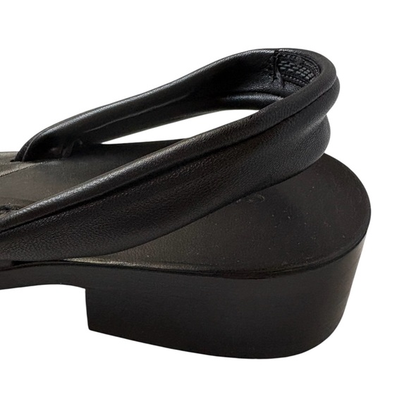 Robert Clergerie Black Leather Sandals Slingback EU 41 US 11 New in Box